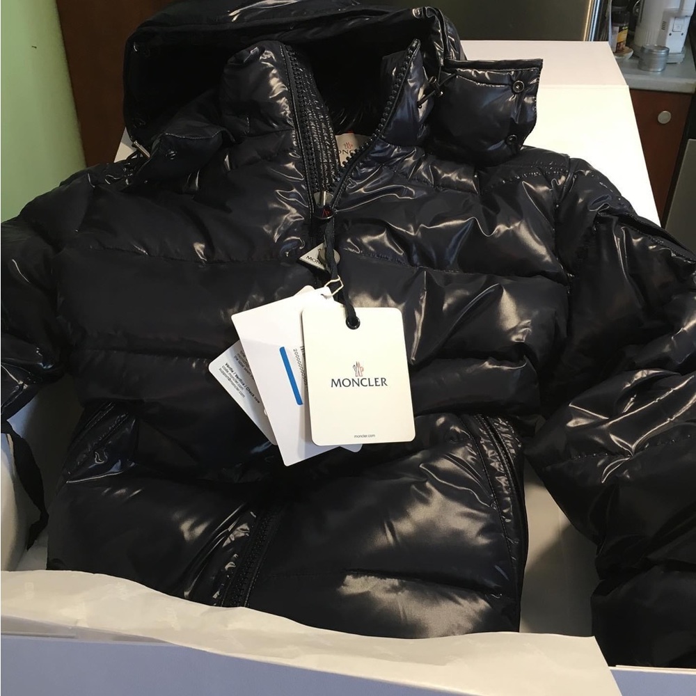 Moncler Navy Blue Down Maya Jacket